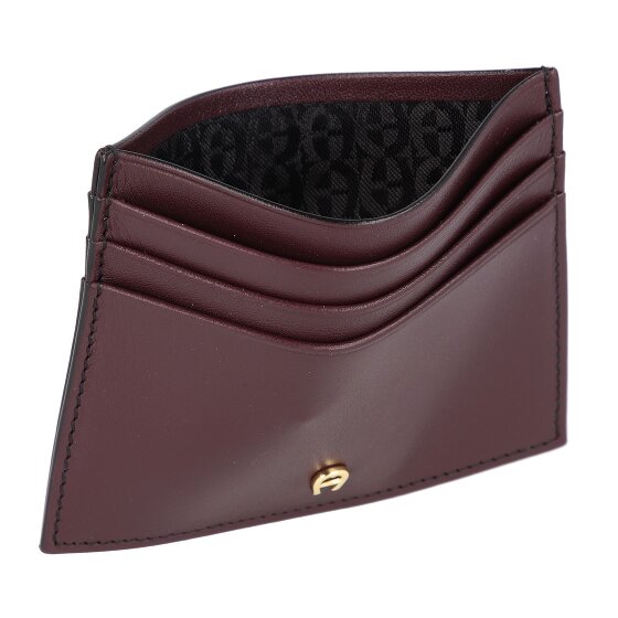 AIGNER Estuche para tarjetas de crédito Daily Basic de cuero de 10 cm