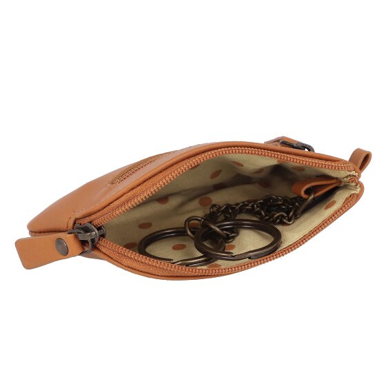 Esquire Estuche para llaves de Perú de cuero de 11 cm