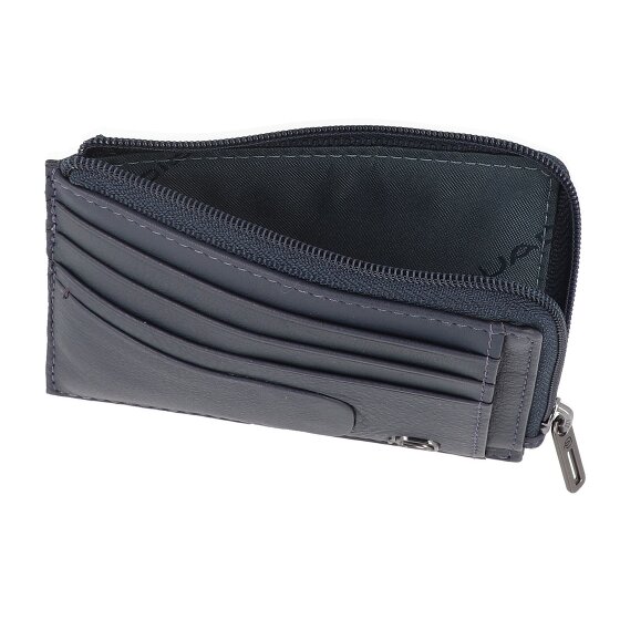 Piquadro Akron Estuche para tarjetas de crédito Protección RFID Piel 11.5 cm