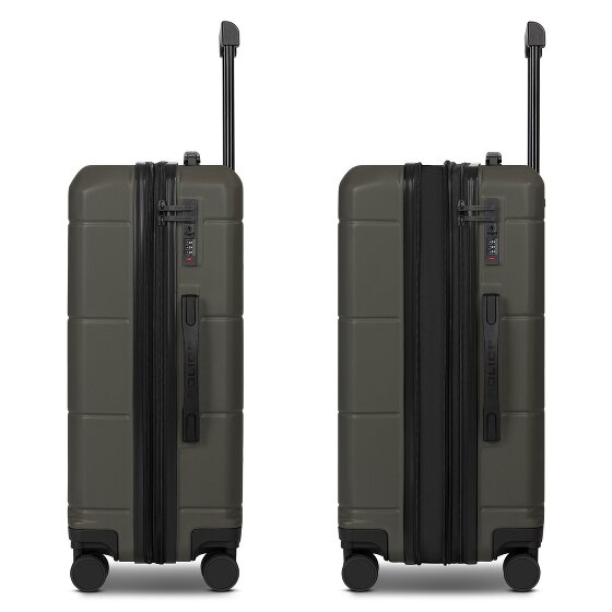 Police London 4 ruedas Carrito 64 cm con pliegue de expansión