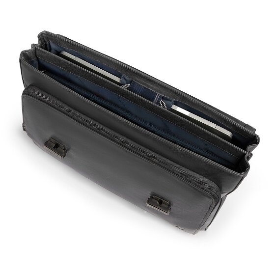 Piquadro Solm Maletín Piel 42 cm Compartimento para el portátil