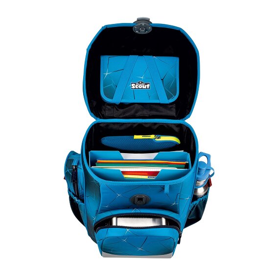Scout Neo Exklusiv Safety Light Juego de mochilas escolares 5 piezas