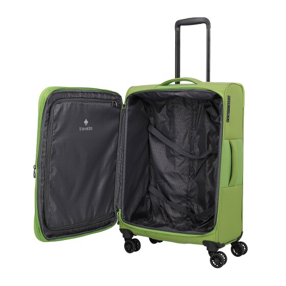 Travelite Corsiica 4 ruedas Carrito M 67 cm con pliegue de expansión