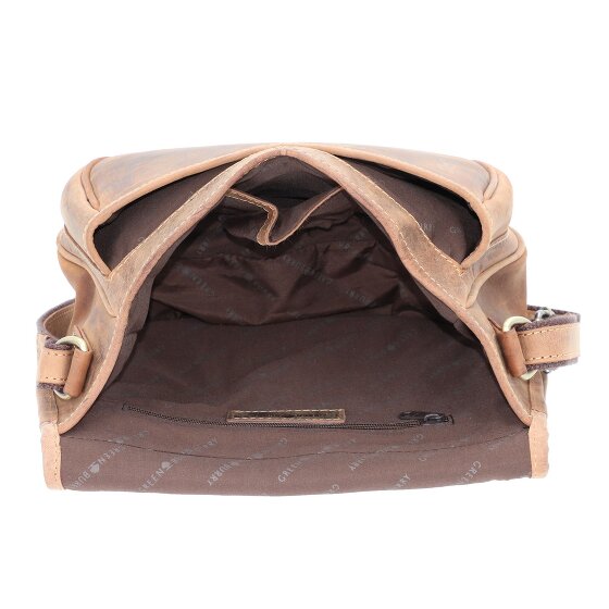 Greenburry Bolso de caza Vintage Bolso de hombro de cuero 30 cm