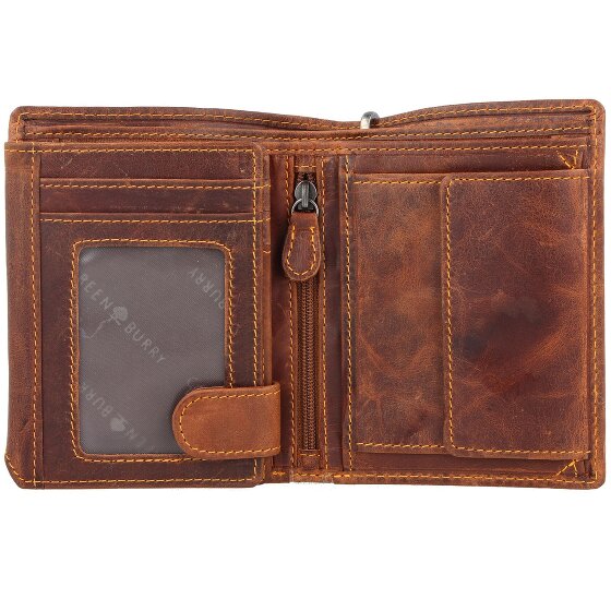 Greenburry Rebel Rider Billetera de cuero 11 cm