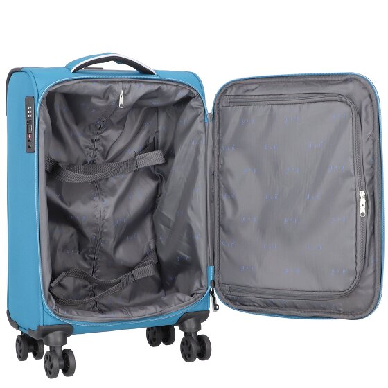 d&n Travel Line 9204 4 ruedas Carro de la cabina 55 cm