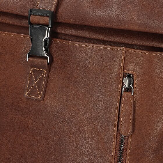 Jack Kinsky Porto Mochila de día Piel 43 cm Compartimento para el portátil