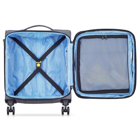 Delsey Paris x United Colors of Benetton BE Trolley de cabina de 4 ruedas 55 cm con pliegue extensible