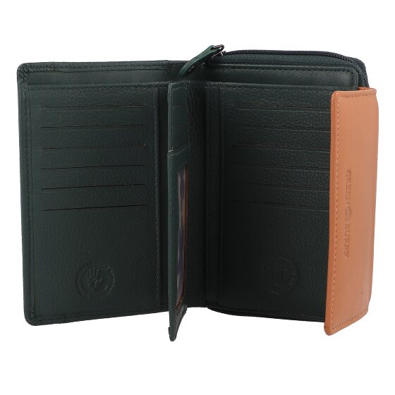 Greenburry Nappa Cartera Protección RFID Piel 14 cm
