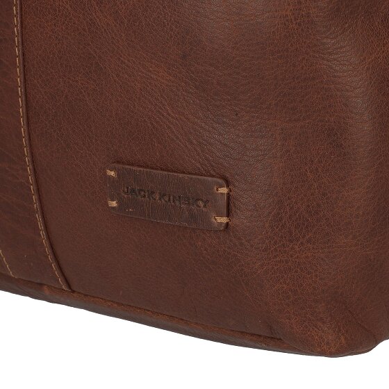 Jack Kinsky Porto Mochila de día Piel 37 cm Compartimento para el portátil