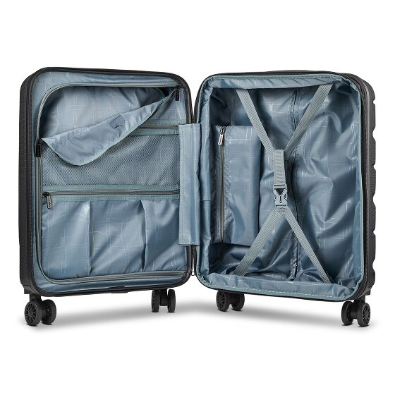 Franky Munich 4.0 4 ruedas Maletas de cabina 55 cm Compartimento para el portátil Con asa expansible