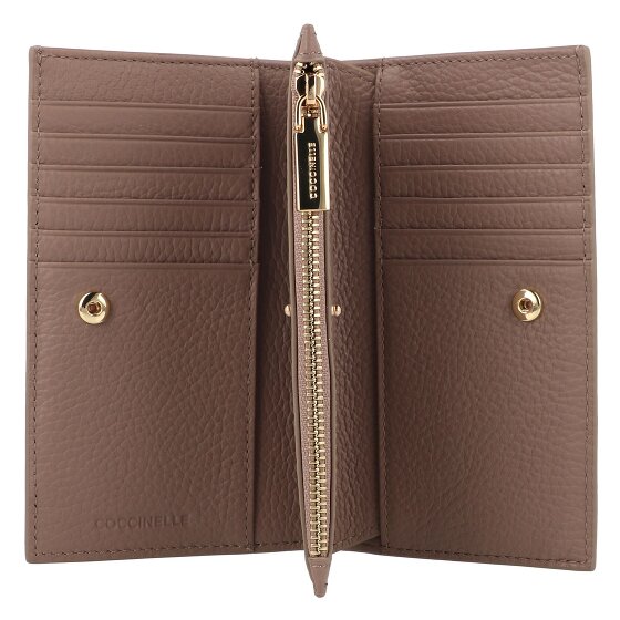 Coccinelle Metallic Cartera Protección RFID Piel 16 cm