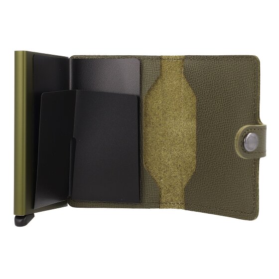 Secrid Miniwallet Crisple Funda para tarjetas de crédito Cartera de piel RFID 6,5 cm