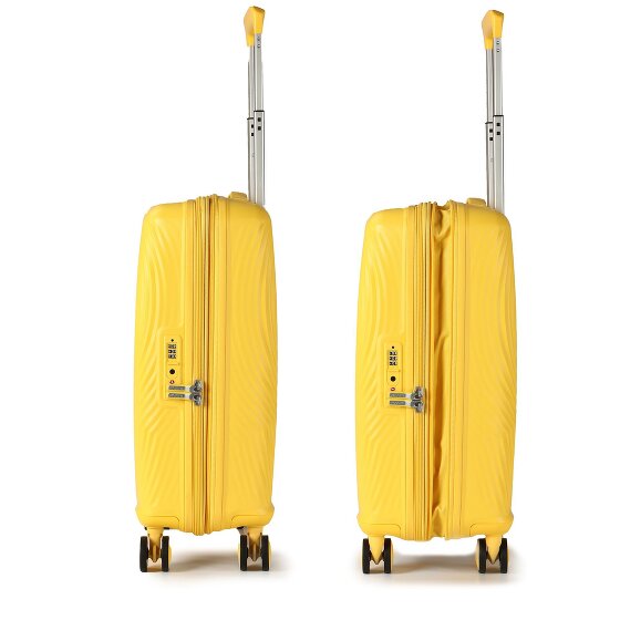 American Tourister Mickey Magic 4 ruedas Carro de la cabina 55 cm con pliegue de expansión