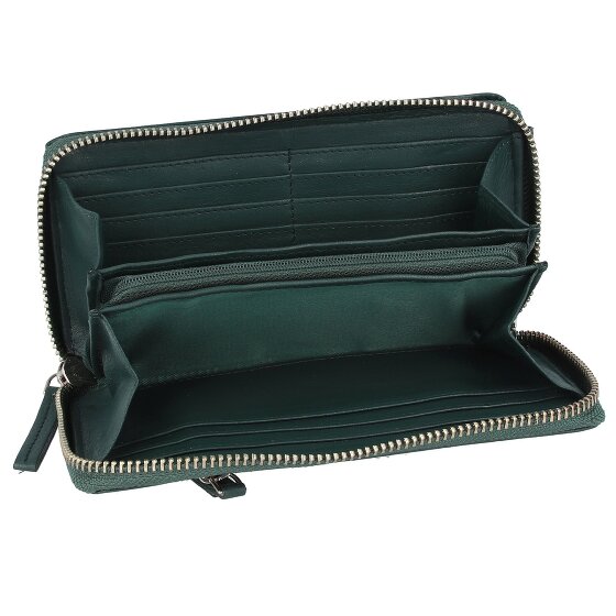 Greenburry Funda de napa para teléfono móvil RFID de 8 cm