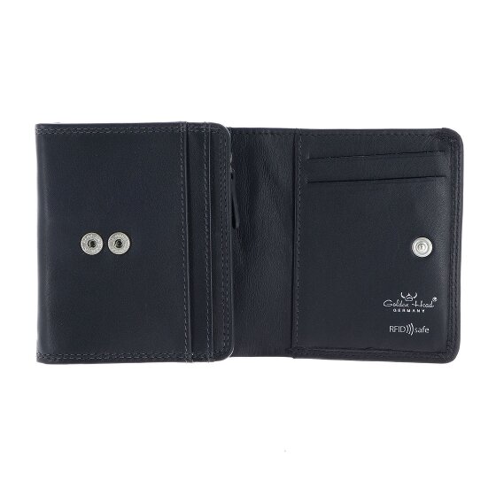 Golden Head Polo Cartera Bloqueo RFID Piel natural 10 cm
