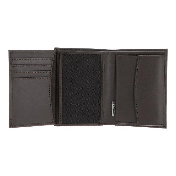 oxmox Leather Cartera Bloqueo RFID Piel natural 10 cm