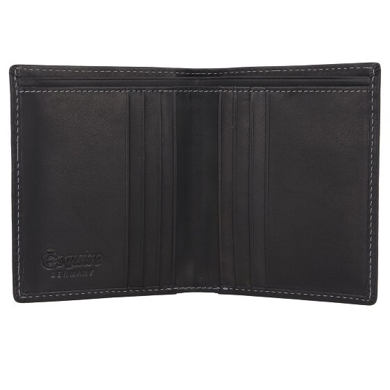 Esquire Cartera Dallas de cuero RFID 9,5 cm