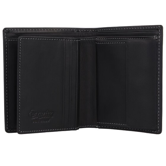 Esquire Cartera Dallas de cuero RFID 9 cm