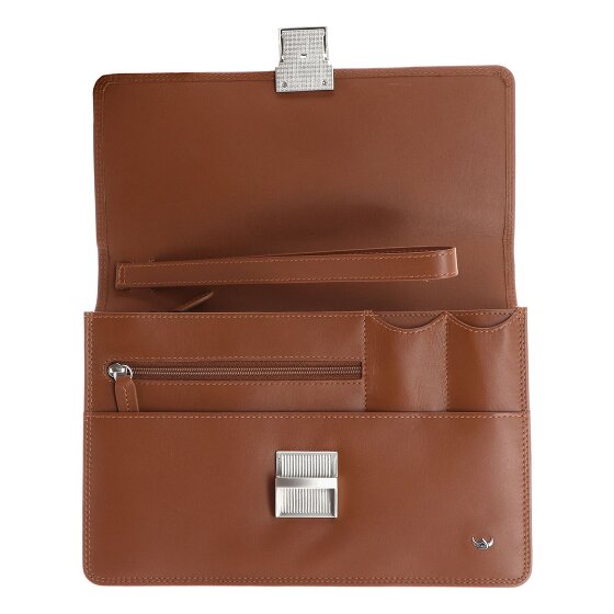Golden Head Bolsa de hombre Polo Bolsa de cuero para la muñeca 23 cm