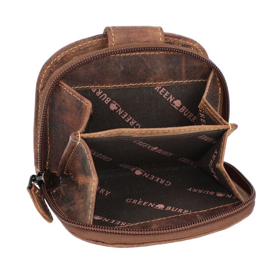 Greenburry Cartera vintage de cuero de 9 cm