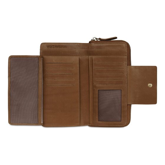 bugatti Fabia Cartera Protección RFID Piel 18 cm
