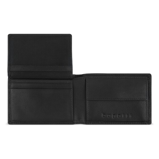 bugatti Black Magic Cartera Piel 10 cm