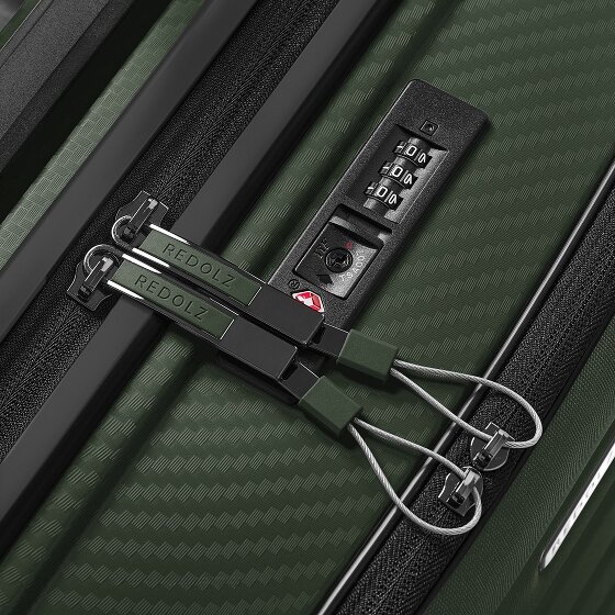 Redolz Trolley de cabina Essentials 17 de 4 ruedas Compartimento para portátil con bolsillo blando de 55 cm