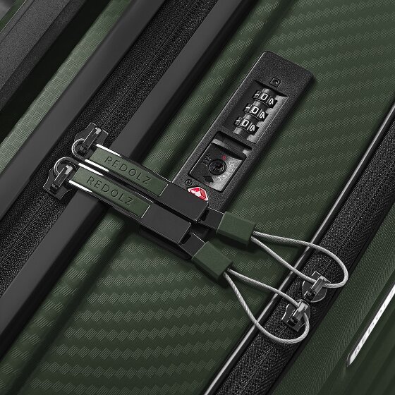 Redolz Trolley de cabina Essentials 17 de 4 ruedas Compartimento para portátil con bolsillo blando de 55 cm