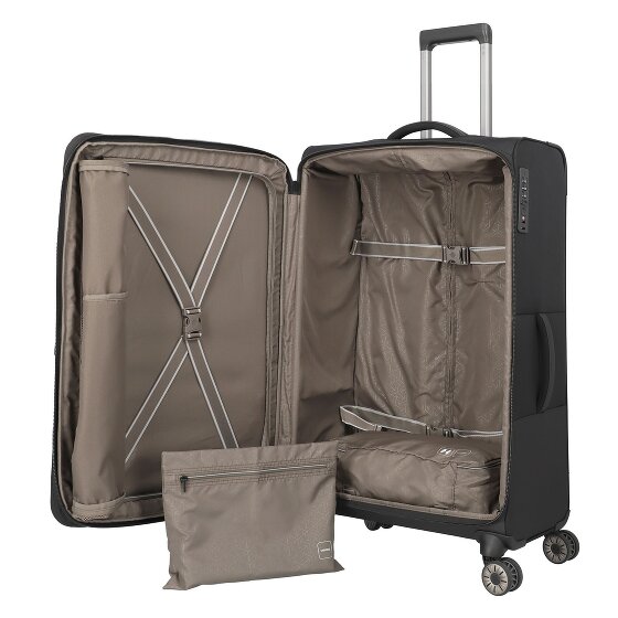 Travelite Crosslite 4 ruedas Carrito XL 81 cm con pliegue de expansión