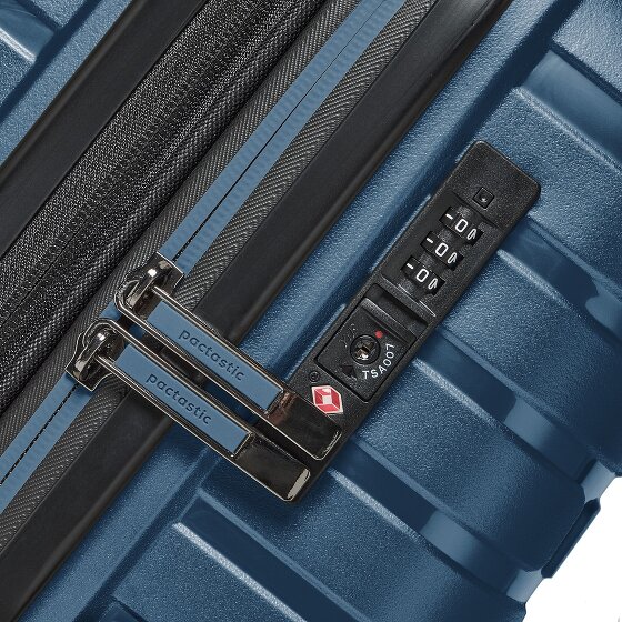 Pactastic Collection 04 THE THREE SET + 4 ruedas Juego de maletas 3 piezas con pliegue de expansión