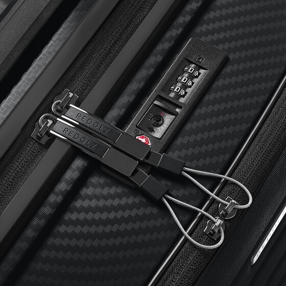 Redolz Trolley de cabina Essentials 17 de 4 ruedas Compartimento para portátil con bolsillo blando de 55 cm