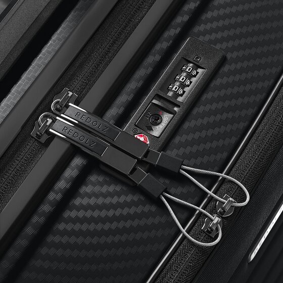 Redolz Trolley de cabina Essentials 17 de 4 ruedas Compartimento para portátil con bolsillo blando de 55 cm