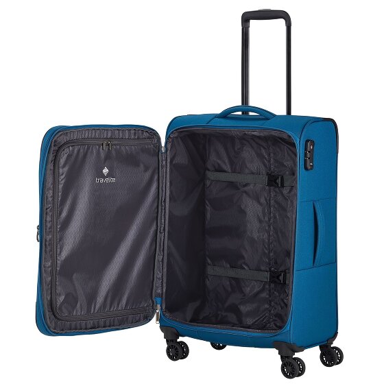 Travelite Chios 4 ruedas Juego de maletas 3 piezas con pliegue de expansión