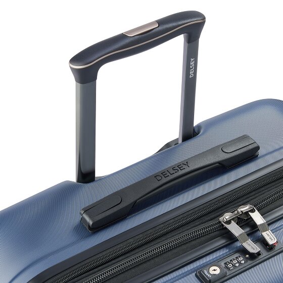 Delsey Paris Meteor 4 ruedas Juego de maletas 3 piezas con pliegue de expansión