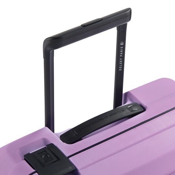 Delsey Paris x United Colors of Benetton Color Block Hardside Trolley de cabina de 4 ruedas 55 cm