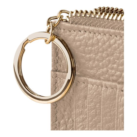 Lazarotti Estuche para llaves de piel Bolonia 11,5 cm con compartimento para etiqueta de aire