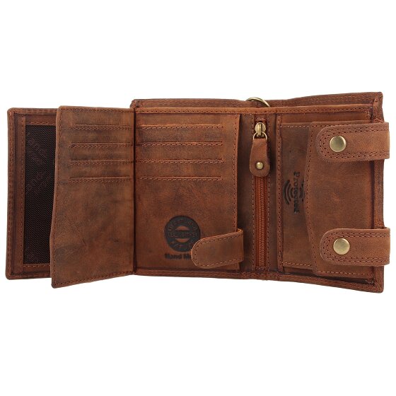 Greenland Nature Billetera Montenegro de cuero RFID 9 cm