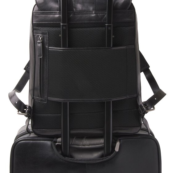 Castelijn & Beerens Mochila Guus de cuero con compartimento para el portátil de 40 cm