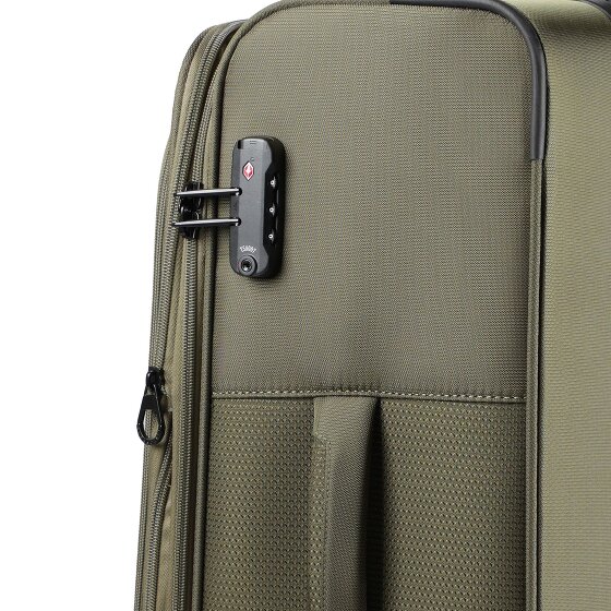 d&n Travel Line 9704 4 ruedas Carrito M 68 cm con pliegue de expansión