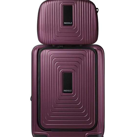 Redolz Juego de maletas Essentials 14 2 pzs. trolley de cabina con plegado extensible + neceser
