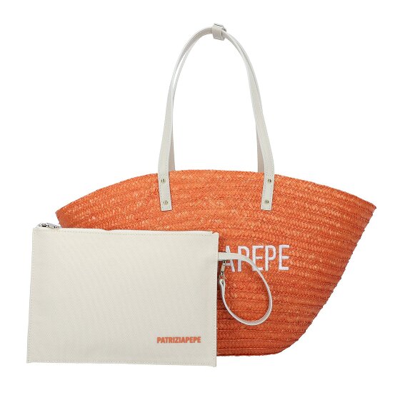 Patrizia Pepe Summer Straw Bolsa de compras 51 cm