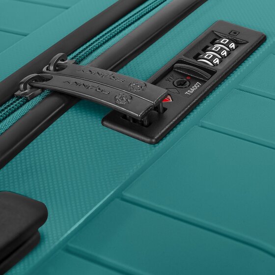 Franky Juego de maletas Dallas 3.0 de 4 ruedas y 3 piezas con pliegue elástico