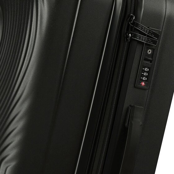 Gabol Radar 4 ruedas Juego de maletas 3 piezas con pliegue de expansión