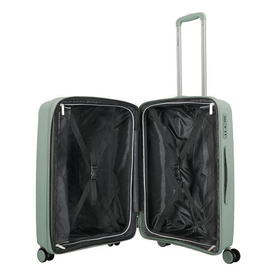 Travelite Tamaris x Travelite Voyaage 4 ruedas Juego de maletas 3 piezas con pliegue de expansión