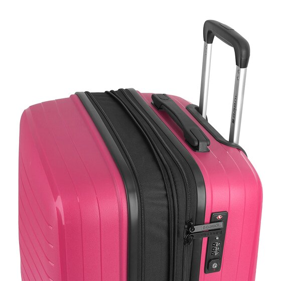 Gabol Shinyuu 4 ruedas Juego de maletas 3 piezas con pliegue de expansión