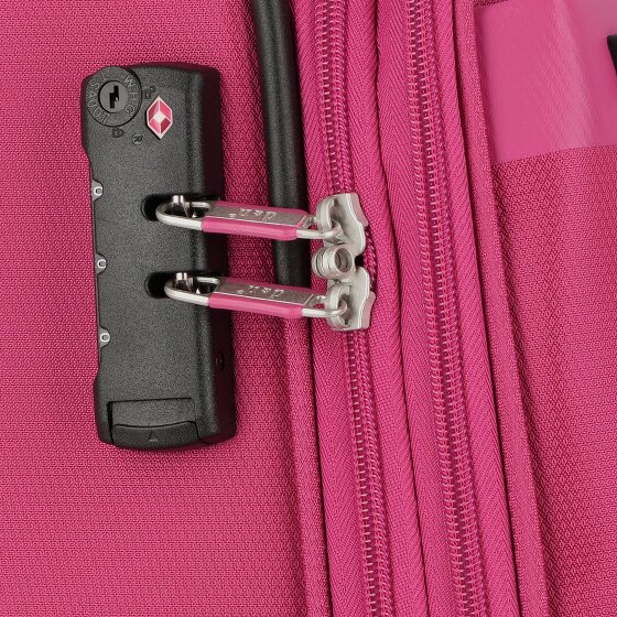 d&n Travel Line 6704 Juego de maletas de 4 ruedas 3pcs.