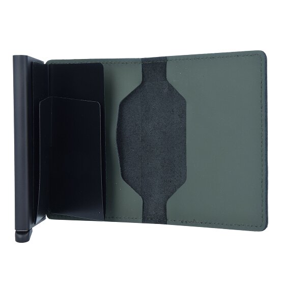 Secrid Slimwallet Estuche para tarjetas de crédito mate Cartera de cuero RFID 6,5 cm