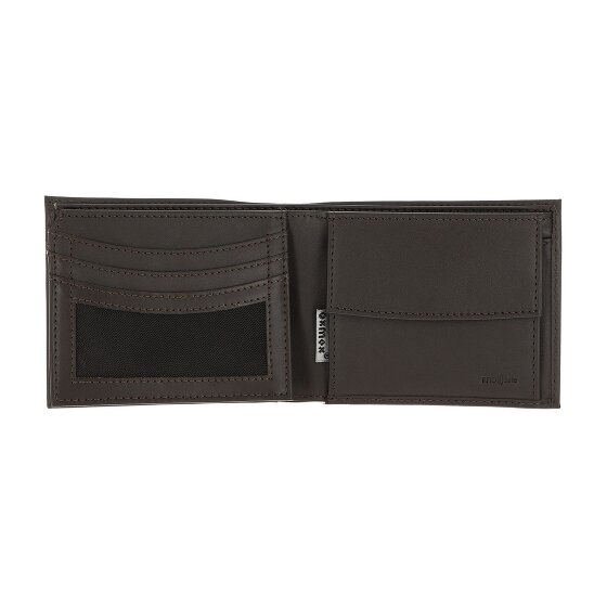oxmox Leather Cartera Bloqueo RFID Piel natural 10 cm
