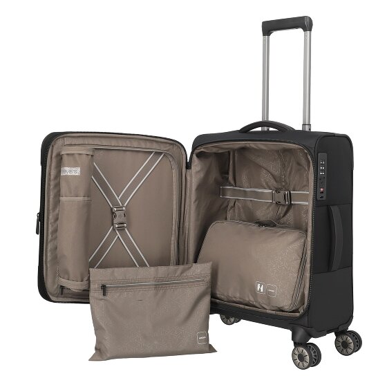 Travelite Crosslite 4 ruedas Carro de la cabina S 55 cm